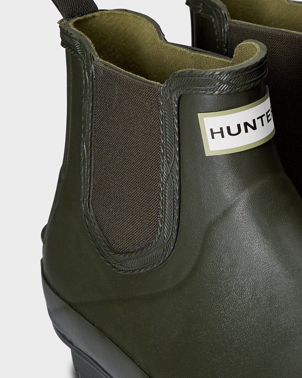 Botas Chelsea Hunter Hombre - Norris Field - Verde Oscuro Oliva - NSBLYTF-20